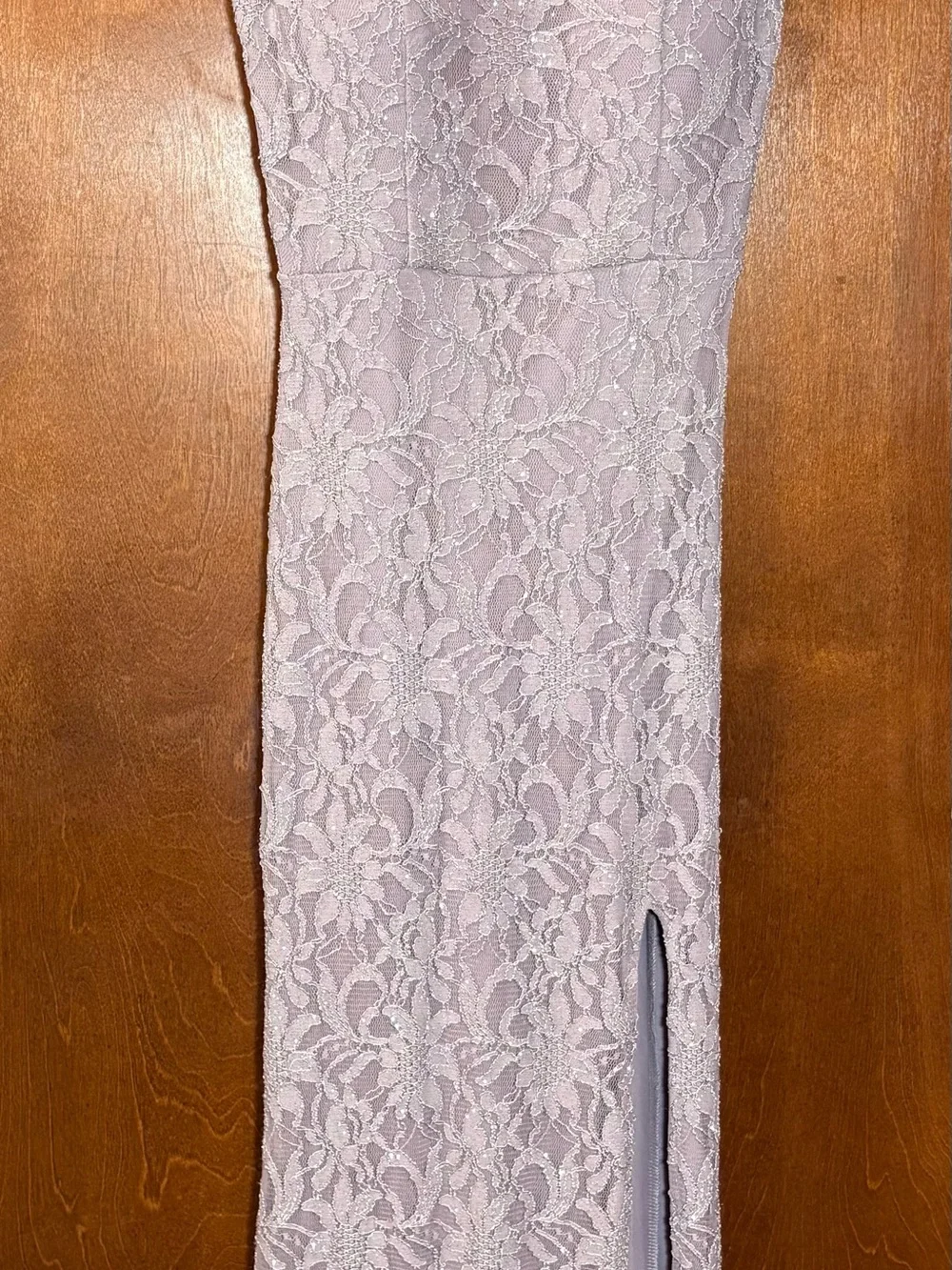 Windsor Lavender Lace V-Neck Dress - Picture 5 of 5